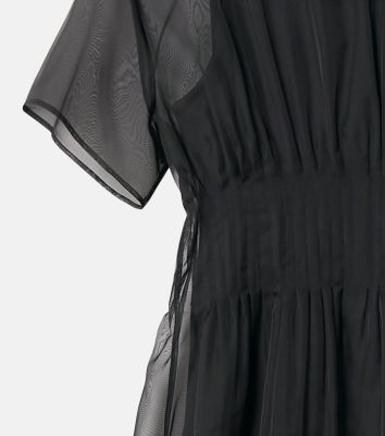 Ｓｈｅｅｒ　Ｇａｔｈｅｒｅｄ　Ｗａｉｓｔ　Ｄｒｅｓｓ　２７Ｓ６５５１４