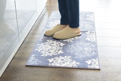 ロングマット　ダークグレー（約５０×１８０ｃｍ）