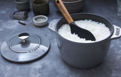 STAUB - ストウブ  ココットデゴハン　Lサイズ Amazon.com: staub La Cocotte de GOHAN Campagne L 7.9 inches