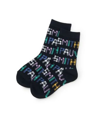 Paul Smith Junior (Baby&Kids)/ポール・スミス ジュニア ロゴ総柄クルーソックス 2951414