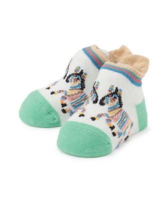 ＜Paul Smith Junior (Baby&Kids)＞ゼブラ柄ベビーソックス　２９５３４１０