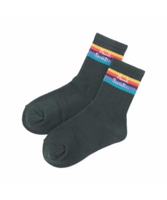 ＜Paul Smith Junior (Baby&Kids)＞アーティストストライプロゴソックス　２９５３４１４