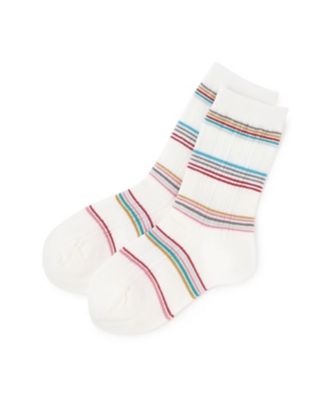 ＜Paul Smith Junior (Baby&Kids)＞シャドーストライプクルーソックス　２９６１４３３