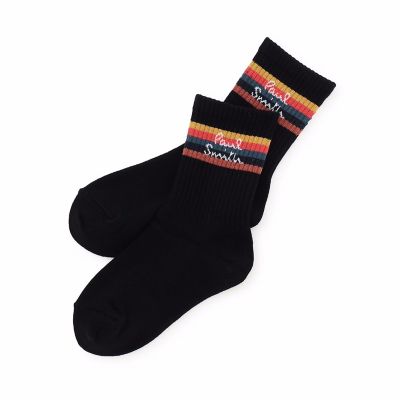 アーティストストライプクルーソックス 2963433 | Paul Smith