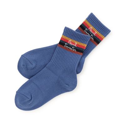 アーティストストライプクルーソックス 2963433 | Paul Smith