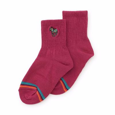 ポールスミスコレクション ゼブラ刺繍クルーソックス 2963434 | Paul Smith Junior