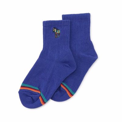 ゼブラ刺繍クルーソックス 2963434 | Paul Smith Junior