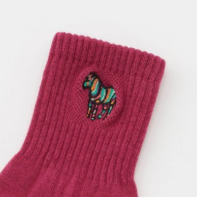 ゼブラ刺繍クルーソックス 2963434 | Paul Smith Junior