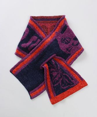 ANNA SUI (Women)/アナ スイ 差込みモールマフラー(WASH) 2AS 60054 ダークパープル/27 スカーフ・ショール【三越伊勢丹/公式】
