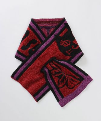ANNA SUI (Women)/アナ スイ 差込みモールマフラー(WASH) 2AS 60054 ワイン/77 スカーフ・ショール【三越伊勢丹/公式】