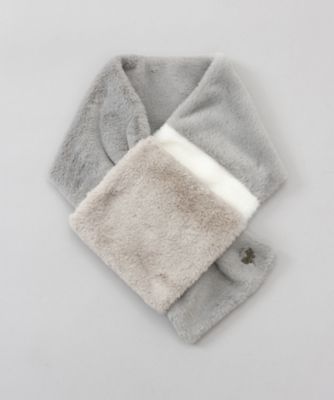 ＜ANNA SUI (Women)＞フェイクファー差し込みマフラー（ＷＡＳＨ）　２ＡＳ　６００４９ー１１