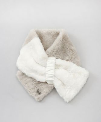 ＜ANNA SUI (Women)＞フェイクファー差し込みマフラー（ＷＡＳＨ）　２ＡＳ　６０００５０ー１２