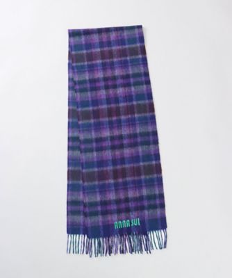 ウールチェックマフラー（WASH） 2AS 61036ー01 | ANNA