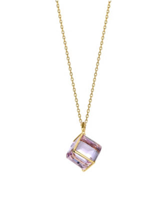  CUBE IN MAUVE ネックレス