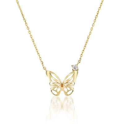 ＜STAR JEWELRY (Women)＞ＢＵＴＴＥＲＦＬＹ　ＨＩＧＨ　ネックレス
