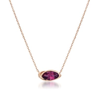 ＜STAR JEWELRY (Women)＞ＲＨＯＤＯＬＩＴＥ　ＧＡＲＮＥＴ　ネックレス