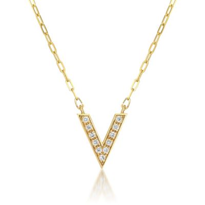 ＜STAR JEWELRY (Women)＞ＧＥＯＭＥＴＲＩＣ　Ｖ　ネックレス