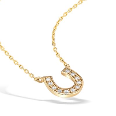 ＤＩＡＭＯＮＤ　ＨＯＲＳＥＳＨＯＥ　ネックレス　２ＪＮ１０３９