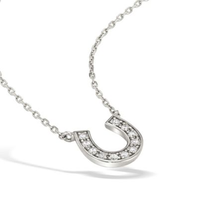 ＤＩＡＭＯＮＤ　ＨＯＲＳＥＳＨＯＥ　ネックレス　２ＪＮ１０５９