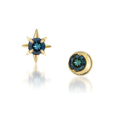 ＜STAR JEWELRY (Women)＞ＭＯＯＮ＆ＳＵＮ　ピアス　２ＪＰ０８５５