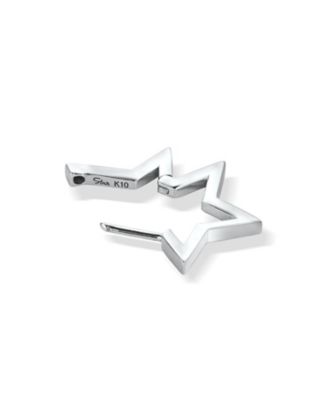 K10 ピアス STAR CLICK HOOP PIERCED