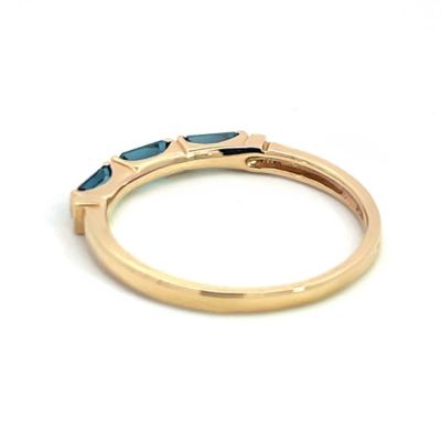 ＢＬＵＥ　ＴＯＰＡＺ　ＳＱＵＡＲＥ　リング　２ＪＲ０５７１
