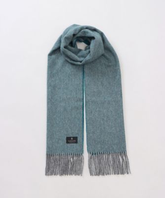 カシミヤ100％無地 リバーシブルマフラー（WASH） 2LV