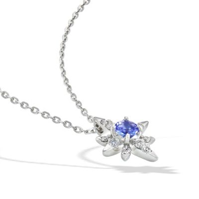 ＴＡＮＺＡＮＩＴＥ　ＣＲＯＳＳＩＮＧ　ＳＴＡＲ　ネックレス　２ＸＮ０４４７