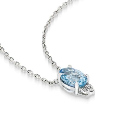 AQUAMARINE NECKLACE 2XN0479 | STAR