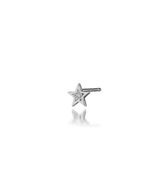 ＜STAR JEWELRY (Women)＞Ｐｔ９５０　ピアス　ＤＩＡＭＯＮＤ　ＳＴＡＲ　ＰＩＥＲＣＥＤ　ＥＡＲＲＩＮＧ　ＰＴ　※シングル　２ＸＰ０３５４