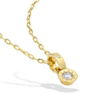 STAR JEWELRY チャーム PERIDOT SUNBURST CHARM(2JC0066)K10 チャーム｜スター