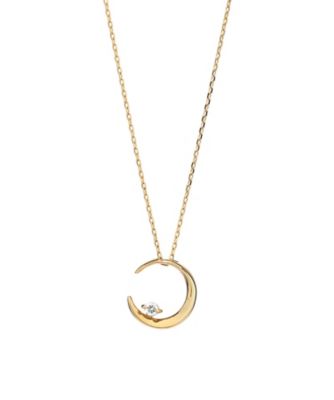 ＜STAR JEWELRY (Women)＞ＤＩＡＭＯＮＤ　ＭＯＯＮＬＩＧＨＴ　ネックレス　２ＺＮ１４４０
