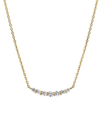 ＜STAR JEWELRY (Women)＞ＤＩＡＭＯＮＤ　７　ＳＴＯＮＥＳ　ネックレス　２ＺＮ２１７７