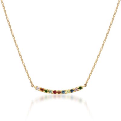 STAR JEWELRY (Women)/スタージュエリー ＭＵＬＴＩ　ＣＯＬＯＲ　ＬＩＮＥ　ネックレス　２ＺＮ２４２３