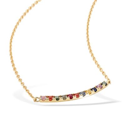 ＭＵＬＴＩ　ＣＯＬＯＲ　ＬＩＮＥ　ネックレス　２ＺＮ２４２３
