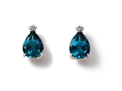 ＜STAR JEWELRY (Women)＞ＮＩＧＨＴ　ＢＬＵＥ　ピアス