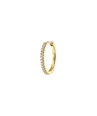 ＜STAR JEWELRY (Women)＞ＣＬＩＣＫ　ＨＯＯＰピアス（Ｍ）※シングル　２ＺＰ１５６０