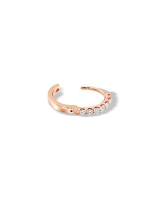 K18 ピアス DIAMOND CLICK HOOP PIERCED