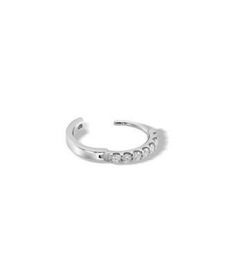 K18 ピアス DIAMOND CLICK HOOP PIERCED