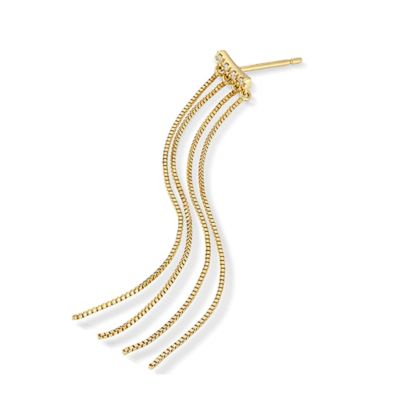 ＤＩＡＭＯＮＤ　ＦＲＩＮＧＥ　ピアス　※シングル　２ＺＰ１６５４