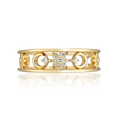 ＜STAR JEWELRY (Women)＞ＭＯＯＮ　＆　ＳＵＮ　リング　２ＺＲ１５３５