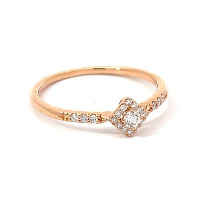 ＤＩＡＭＯＮＤ　ＳＱＵＡＲＥ　ＨＡＬＯ　リング　２ＺＲ１５９９