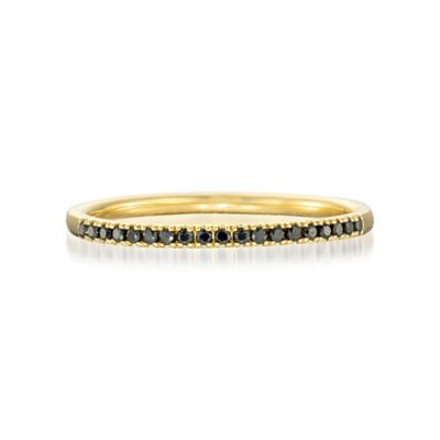 ＜STAR JEWELRY (Women)＞ＢＬＡＣＫ　ＤＩＡＭＯＮＤ　ＨＡＬＦ　ＥＴＥＲＮＩＴＹ　リング　２ＺＲ１６０１