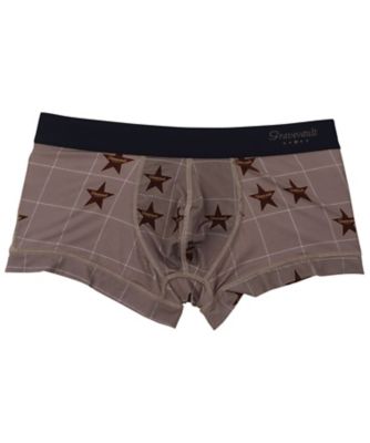 gravevault (Men)/グレイブボールト ボクサーパンツ 前閉じ TIMELESS Lowーrise BOXER 3052381 Brown star パンツ・ショーツ【三越伊勢丹/公式】
