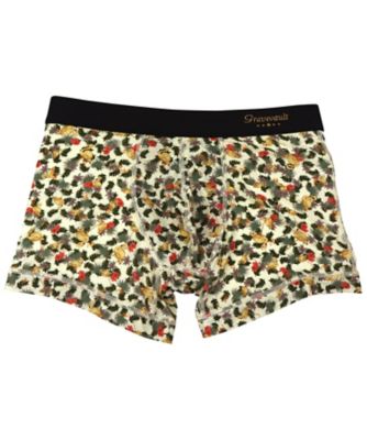 gravevault (Men)/グレイブボールト ボクサーパンツ 前閉じ Pink Flamingo SHORT BOXER 3052402 Ivory パンツ・ショーツ【三越伊勢丹/公式】