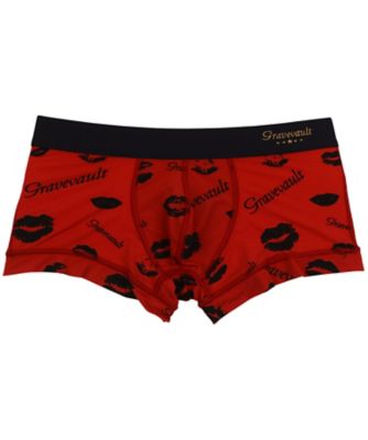 gravevault (Men)/グレイブボールト ローライズ ボクサーパンツ 前閉じ Kiss Low-rise BOXER 3052501 red パンツ・ショーツ【三越伊勢丹/公式】