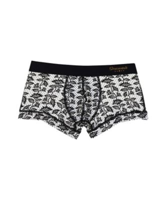 ローライズ ボクサーパンツ 前閉じ BARBED FLOWER Low