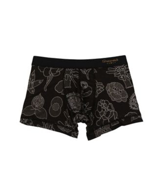 ショートボクサーパンツ 前閉じ EMBRO FLOWER SHORT