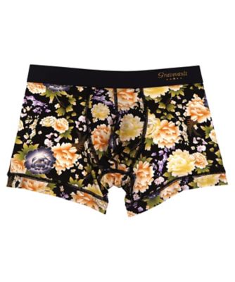 ボクサーパンツ 前閉じ PEONY FLOWER SHORT