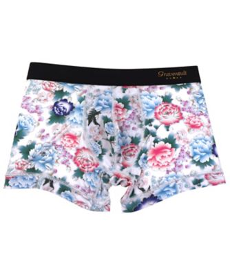 ボクサーパンツ 前閉じ PEONY FLOWER SHORT